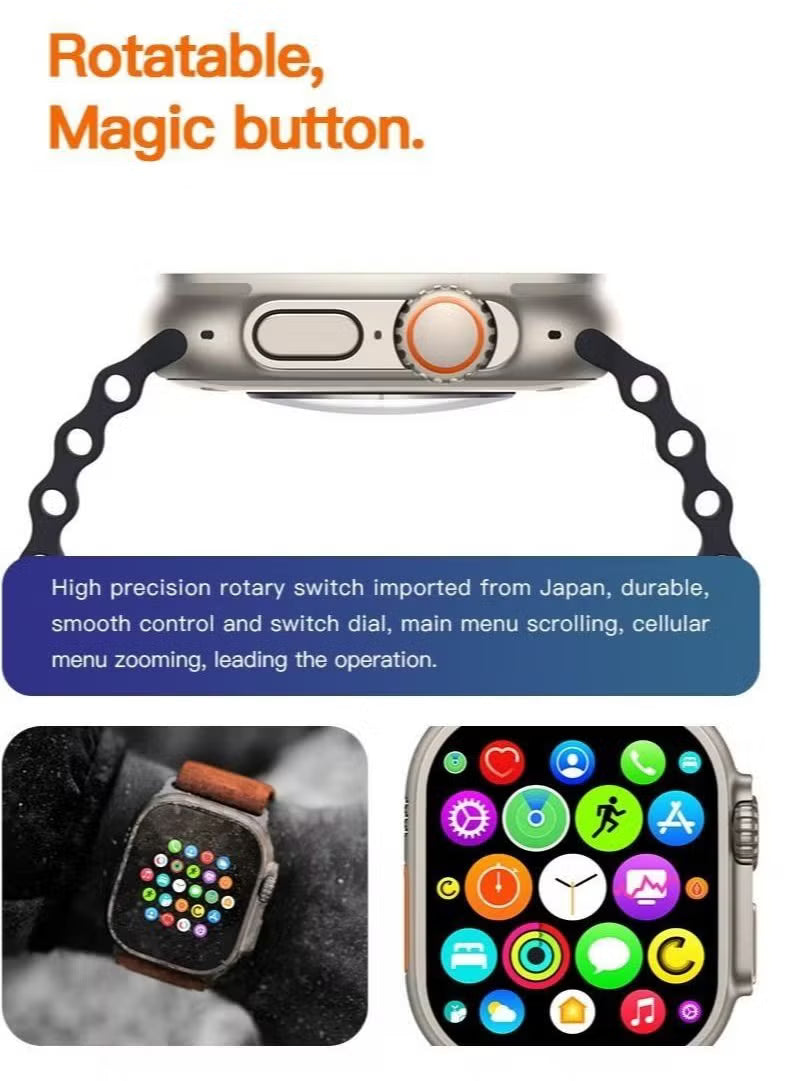 ساعة ذكية X90 ألترا ماكس السلسلة 8 / Smart Watch X90 Ultra Max Series 8