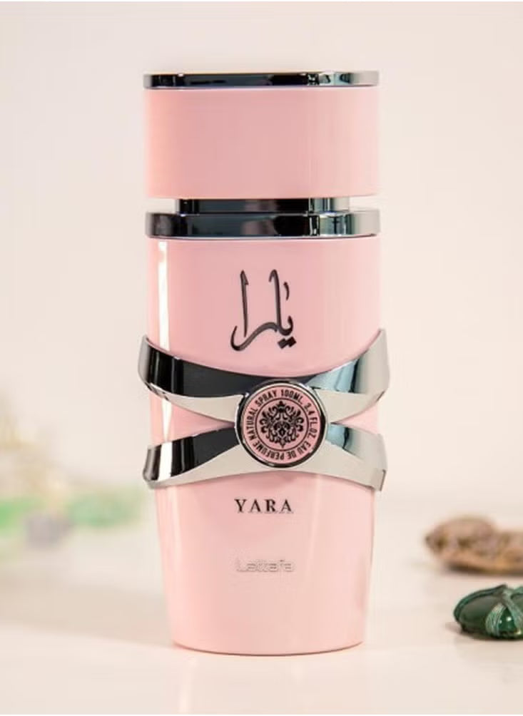 Yara Parfume by Lattafa 100ml | يارا أو دو بارفان ١٠٠ مل من لطافة