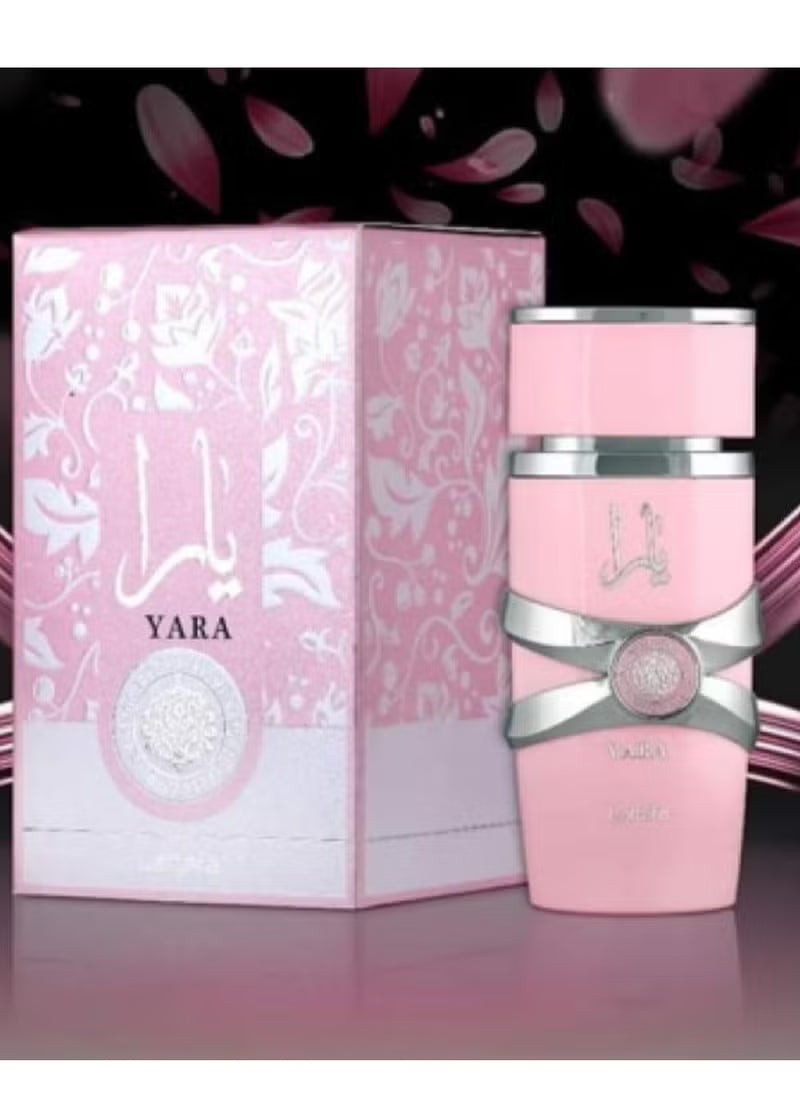 Yara Parfume by Lattafa 100ml | يارا أو دو بارفان ١٠٠ مل من لطافة