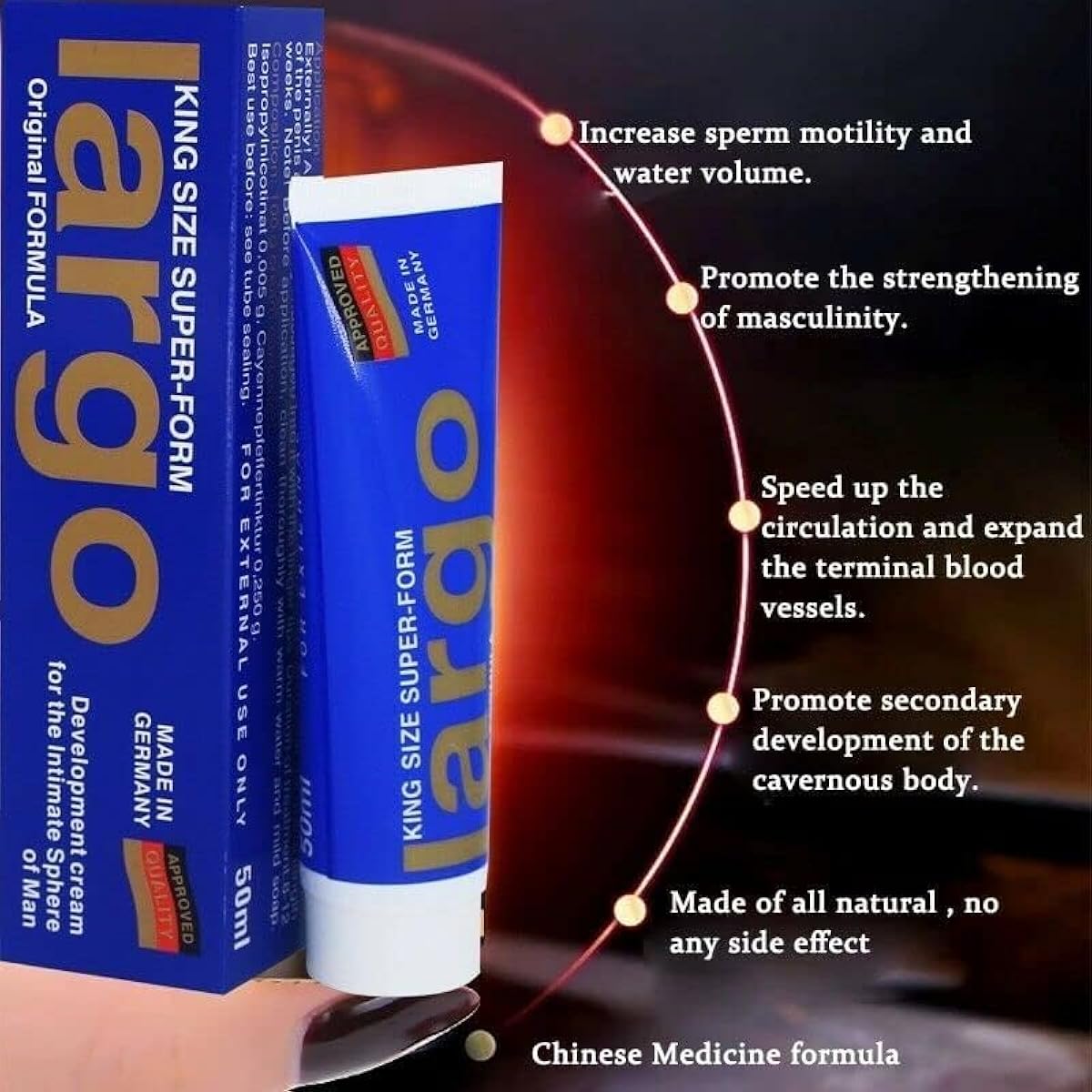 تودو ناتشورال لارجو كريم التكبير – 40 مل / Todo Natural LARGO Long Cream Enlargement 40ml