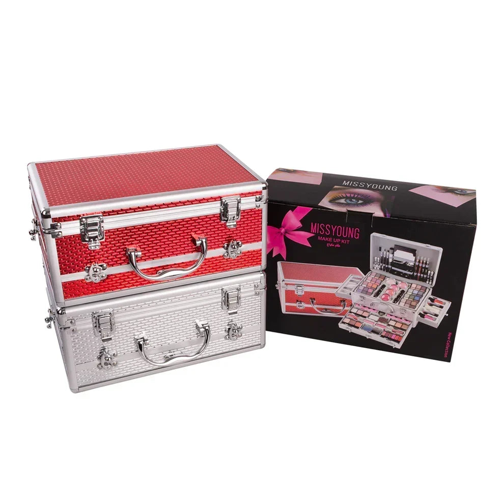 Luxury Huge All-in-One Makeup Kit | Complete Beauty Collection with Brushes, Eyeshadows, Lipsticks & Cosmetics